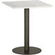 Claudia White / Pewter Bistro Table